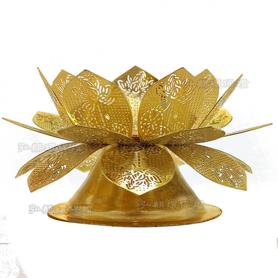 金色蓮花燭台(款式二)