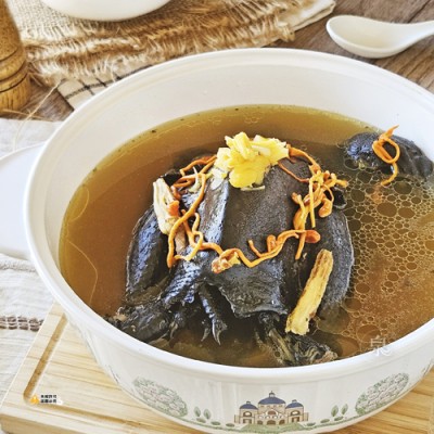 黃金蟲草干貝烏骨雞小4