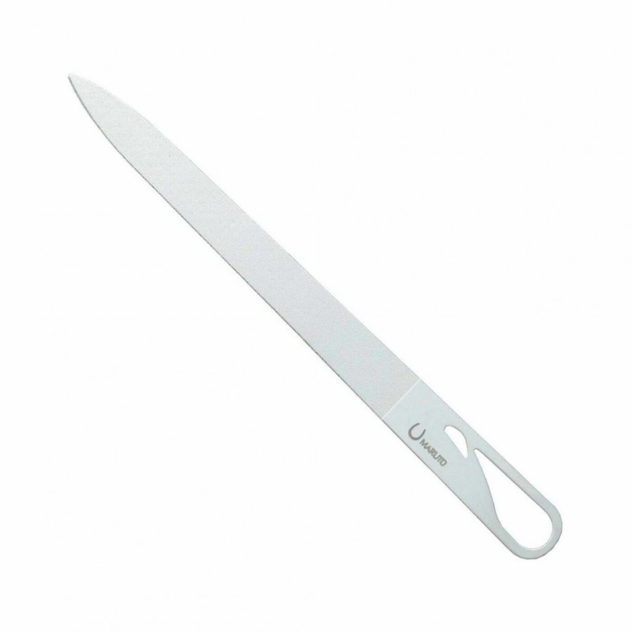 日本MARUTO 不鏽鋼指甲銼刀專業指甲銼刀兩面挫刀磨甲刀WF-001 國內出貨